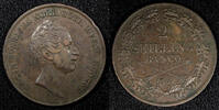 2 Skilling Sweden Oscar I Copper 1846  Banco 33.5 mm Mintage-56,000 KM#664 (564) Uncertified