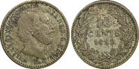 Netherlands 10 Cents NETHERLANDS William III Silver 1889 KM# 80 (22 483) -