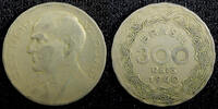 Brazil 300 Reis BRAZIL Copper-Nickel 1940 Getúlio Dornelles Vargas KM# 546 (22 998) -