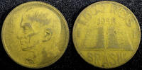 Brazil 1000 Reis BRAZIL José de Anchieta Aluminum-Bronze 1938 KM# 541 (22 999) -