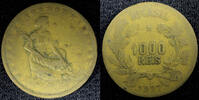 Brazil 1000 Reis BRAZIL Aluminum-Bronze 1927 KM# 525 (23 058) -