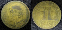 Brazil 1000 Reis BRAZIL José de Anchieta Aluminum-Bronze 1938 KM# 541 (23 068) -