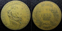 Brazil 1000 Reis BRAZIL Aluminum-Bronze 1927 KM# 525 (23 061) -
