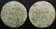 Sweden Solidus LIVONIA Riga CARL XI of Sweden Silver 1660 Off Center KM#55 (23 105) -