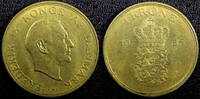 1 Krone DENMARK Frederik IX Aluminum-Bronze 1956 C S  GEM BU KM# 837.2 (23 094) Uncertified