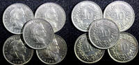 Switzerland 20 Rappen Switzerland 1964 B GEM BU COIN Random Pick (1 Coin) KM# 29a (23 607) -