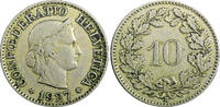 Switzerland 10 Rappen SWITZERLAND Copper-Nickel 1927 B KM# 27 (23 467) -
