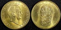 Denmark 1 Krone DENMARK Frederik IX Aluminum-Bronze 1957 C S GEM BU COIN KM# 837.2 (791) -