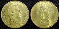 1 Krone DENMARK Frederik IX Aluminum-Bronze 1958 C S  GEM BU COIN KM# 837.2 (788) Uncertified