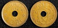 Denmark 1 Øre Denmark Christian X Bronze 1938 GJ;N GEM BU KM# 826.2 (23 808) -