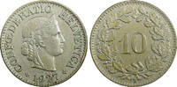 Switzerland 10 Rappen SWITZERLAND Copper-Nickel 1927 Toned KM# 27 (23 361) -