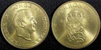 Denmark 2 Kroner Denmark Frederik IX Aluminum-Bronze 1958 C S GEM BU KM# 838.2 (23 824) -