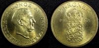 Denmark 2 Kroner Denmark Frederik IX Aluminum-Bronze 1958 C S GEM BU KM# 838.2 (23 825) -