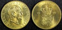 1 Krone Denmark Frederik IX 1959 CS  BETTER SCARCE DATE BU Mint-243,000 KM#837.2 Uncertified
