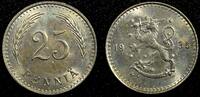 Finland 25 Penniä Finland Copper-Nickel 1935 25 Penniä GEM BU Toned KM# 25 (24 148) -