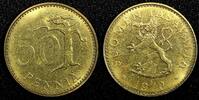 Finland 50 Pennia Finland Aluminum-Bronze 1968 S UNC/BU KM# 48 (24 141) -