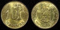 Finland 10 Markkaa FINLAND Aluminum-Bronze 1955 H GEM BU COIN KM# 38 (23 987) -