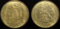 Finland 50 Pennia Finland Aluminum-Bronze 1964 S UNC/BU Toned KM# 48 (24 111) -