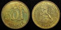 Finland 50 Pennia Finland Aluminum-Bronze 1965 S UNC/BU Toned KM# 48 (24 110) -