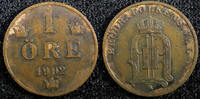 Sweden 1 Öre Sweden Oscar II Bronze 1902 Large letters KM# 750 (23 155) -