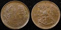 Finland 1 Markka Finland Copper 1950 H Mintage-320.000 UNC KM# 30a (24 090) -