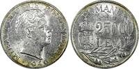 Romania 25000 Lei ROMANIA Mihai I Silver 1946 32mm 1 Year Type XF+ KM# 70 (24 295) -