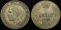 Yugoslavia 1 Dinar Yugoslavia Alexander I Nickel-Bronze 1925 KM# 5 (24 530) -