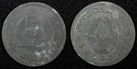 Yugoslavia 5 Dinara Yugoslavia Zinc 1945 WWII Issue 26.5mm 1 Year Type UNC KM# 28 (24 549) -