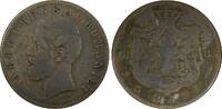 Romania 5 Bani Romania Carol I Copper 1884 B Bucharest Mint KM# 19 ( 24 500) -