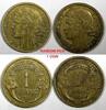 France 1 Franc FRANCE 1934 XF Gad# 470 KM# 885 RANDOM PICK (1 Coin) (941) -