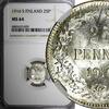 Finland 25 Pennia Finland Nicholas II Silver 1916 S NGC MS64 GEM BU KM #6.2 (009) -