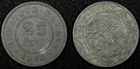 Belgium 25 Centimes BELGIUM German Occupation Zinc 1916 WWI Issue KM# 82 (25 043) -