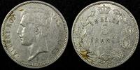Belgium 5 Francs BELGIUM Albert I 1933 Position A 31mm BETTER DATE KM# 97.1 (24 856) -