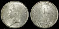 Belgium 1 Franc BELGIUM Albert I Silver 1913 Dutch text Toned KM# 73.1 (25 110) -