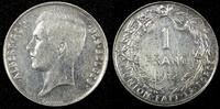 Belgium 1 Franc BELGIUM Albert I Silver 1912 French text Toned KM# 72 (25 109) -