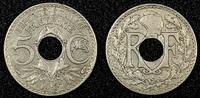 France 5 Centimes FRANCE Copper-Nickel 1937 KM# 875 (25 054) -