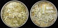 Lithuania 1 Litas LITHUANIA Silver 1925 Toning KM# 76 (25 188) -