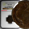 Denmark Ore Denmark Christian IX 1874 CS 2 Ore NGC MS63 BN 1st Year For Type KM# 793.1 (35) -