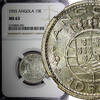 Angola 10 Escudos ANGOLA Portuguese Colony Silver 1955 NGC MS63 KM# 73 (001) -