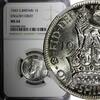 United Kingdom 1 Shilling GREAT BRITAIN George VI Silver 1943 English Crest NGC MS62 KM#853 (4) -