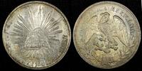Mexico Peso Mexico Silver 1901 ZS FZ Zacatecas High Grade Luster Toned KM# 409.3 (885) -