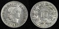 Switzerland 10 Rappen Switzerland Nickel 1939 B Libertas UNC KM# 27b (27 266) -