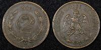 Mexico 2 Centavos MEXICO ESTADOS UNIDOS MEXICANOS Bronze 1906 XF Toned KM# 419 (27 170) -