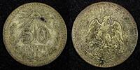Mexico 50 Centavos Mexico ESTADOS UNIDOS MEXICANOS Silver 1937 M KM# 447 (27 242) -