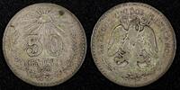 Mexico 50 Centavos Mexico ESTADOS UNIDOS MEXICANOS Silver 1920 KM# 447 (27 241) -