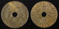 France 1 Cent 1902 French Indo-China Bronze 1902 A  Paris Mint 27.5 mm X... 12,88 EUR  Excl. 12,88 EUR Verzending