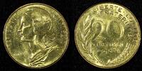 France 20 Centimes FRANCE Aluminum-Bronze 1963 UNC KM# 930 (27 400) -