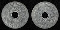 France 10 Centimes FRANCE Zinc 1941 WWII Issue UNC KM# 897 (27 397) -