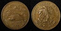 Mexico 20 Centavos MEXICO Bronze 1955 Mo 1st Year Type KM# 440 (27 544) -
