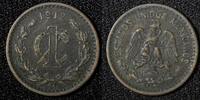 Mexico 1 Centavo Mexico ESTADOS UNIDOS MEXICANOS Bronze 1912 Mo KM# 415 (444) -
